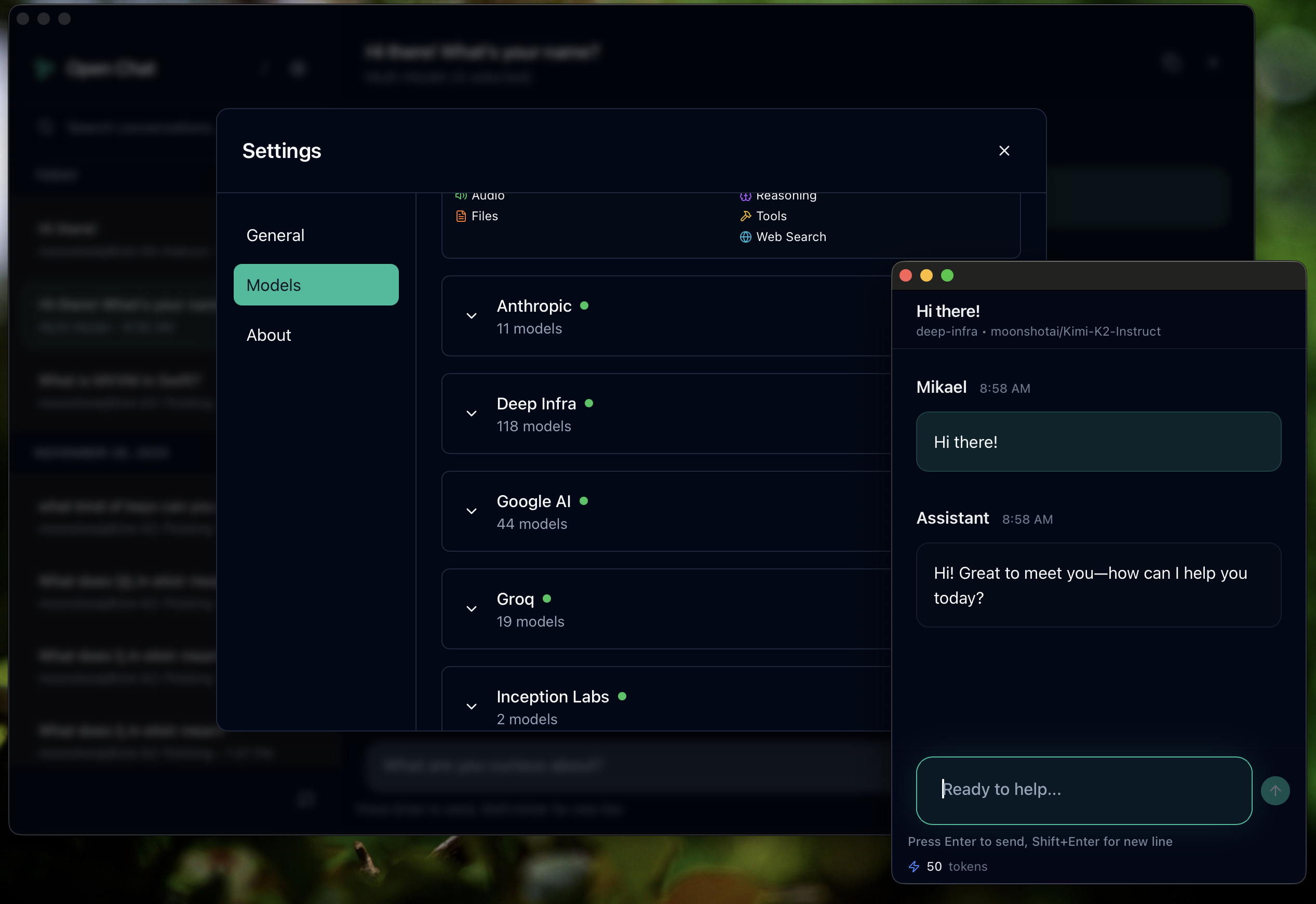 Open Chat screenshot 3