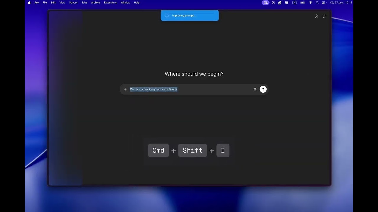 Oshn Prompt screenshot 1