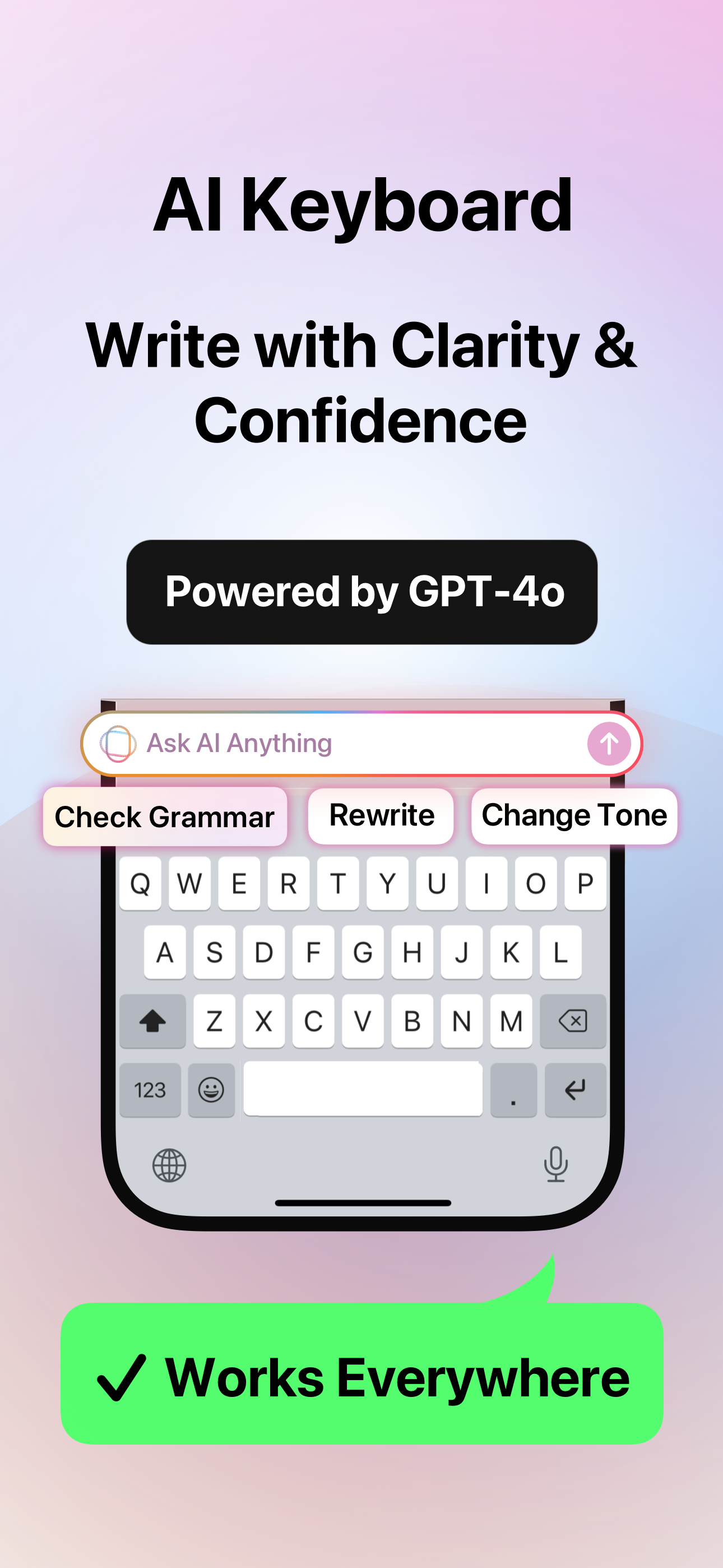 AnyWrite – AI Keyboard screenshot 1
