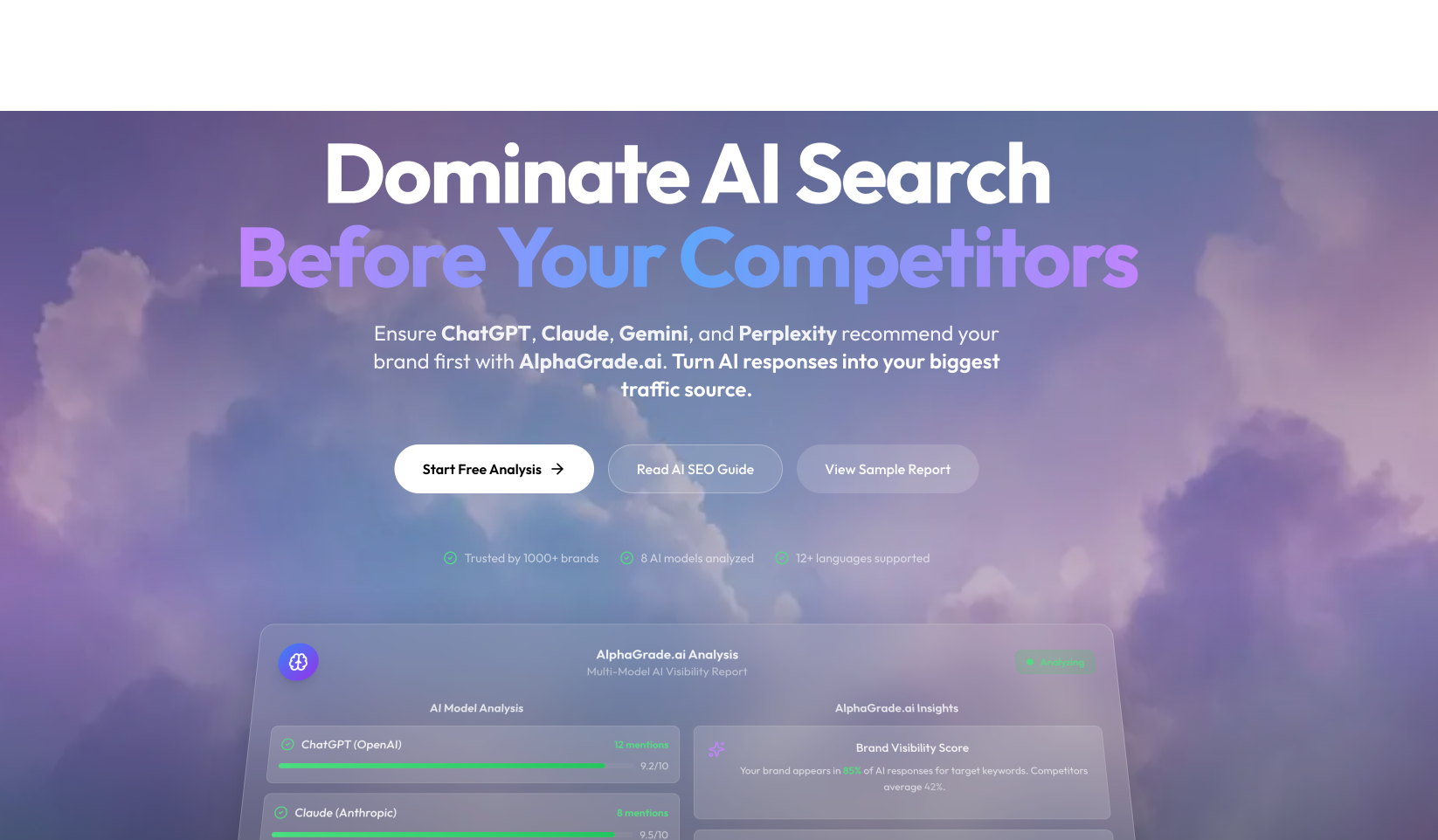 AlphaGrade.ai screenshot 1