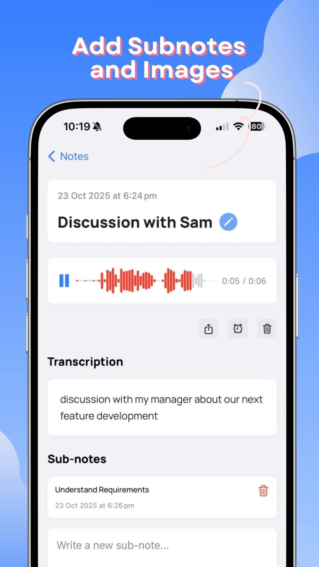 Voicely: AI Notes and Reminders screenshot 3