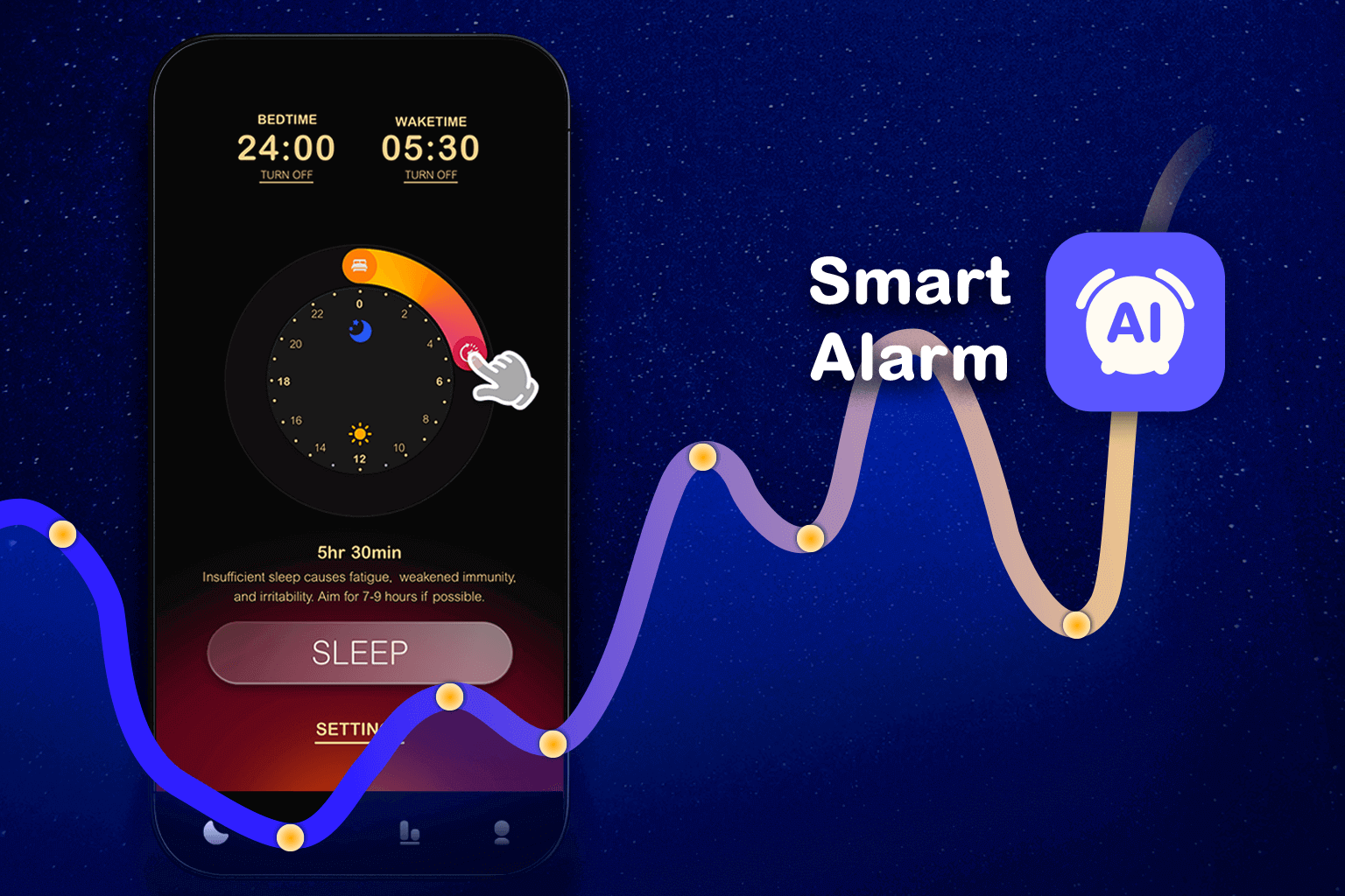 SnailSleep - Sleep & Snoring Analysis screenshot 1