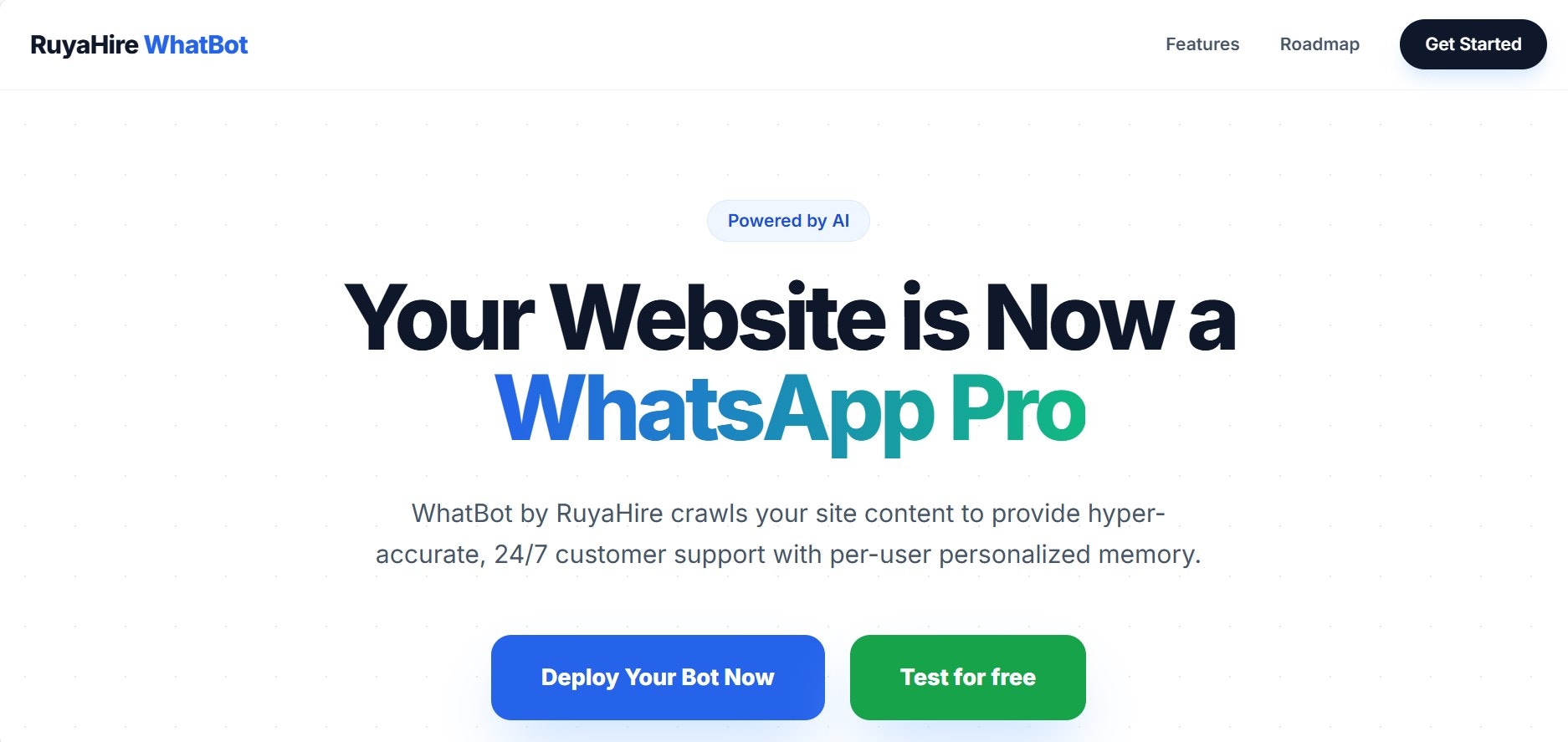 WhatBot screenshot 1