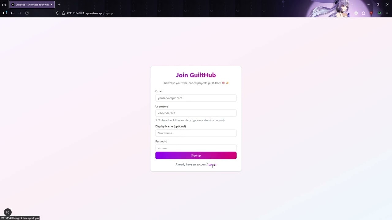 GuiltHub screenshot 3