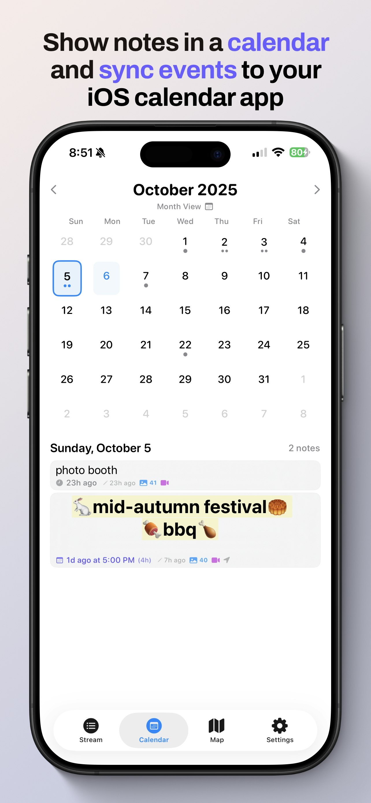 Gravity Notes screenshot 2