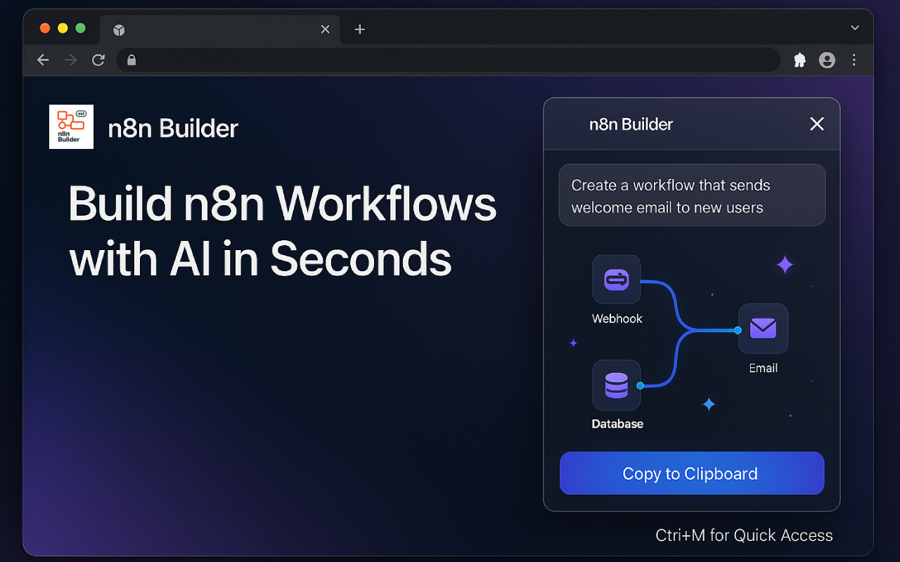 n8n Builder – AI-Powered Assistant screenshot 3