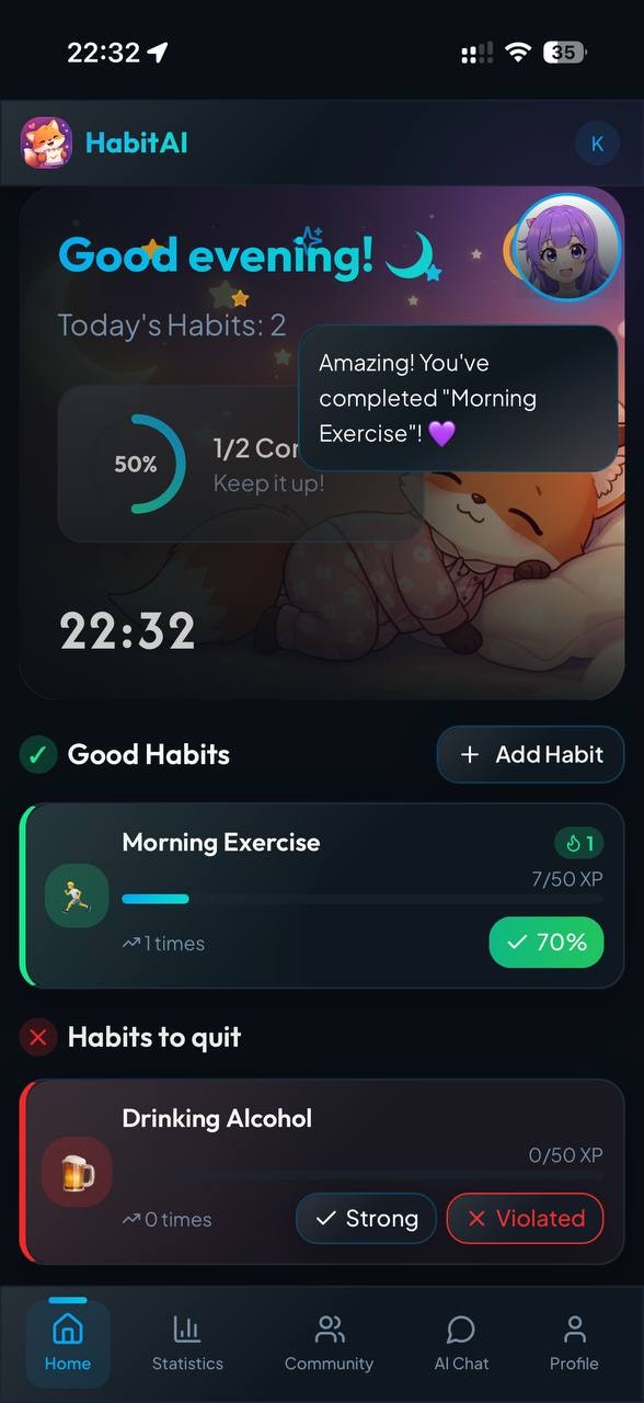 Habit-AI: Smart Habit Tracking screenshot 3