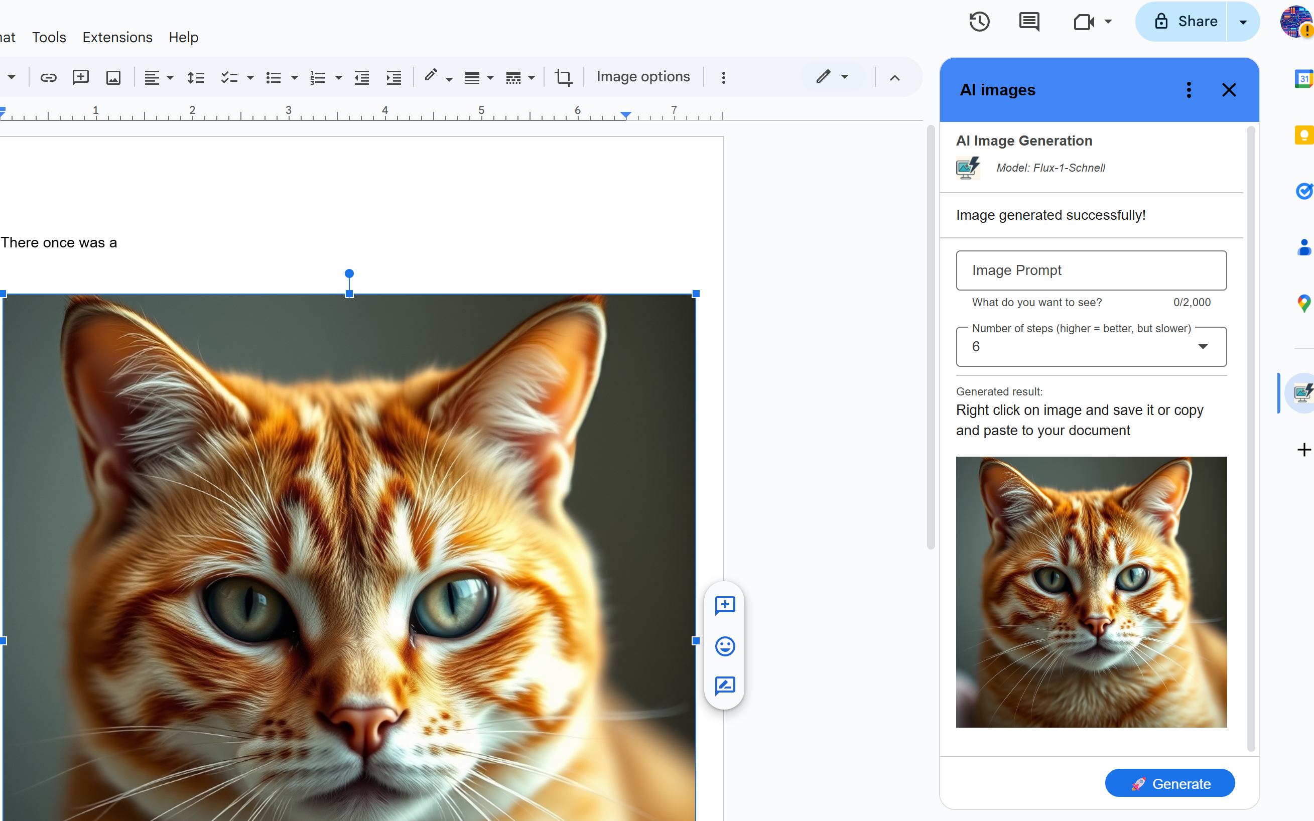 AI Images - Google Workspace Add-on screenshot 3