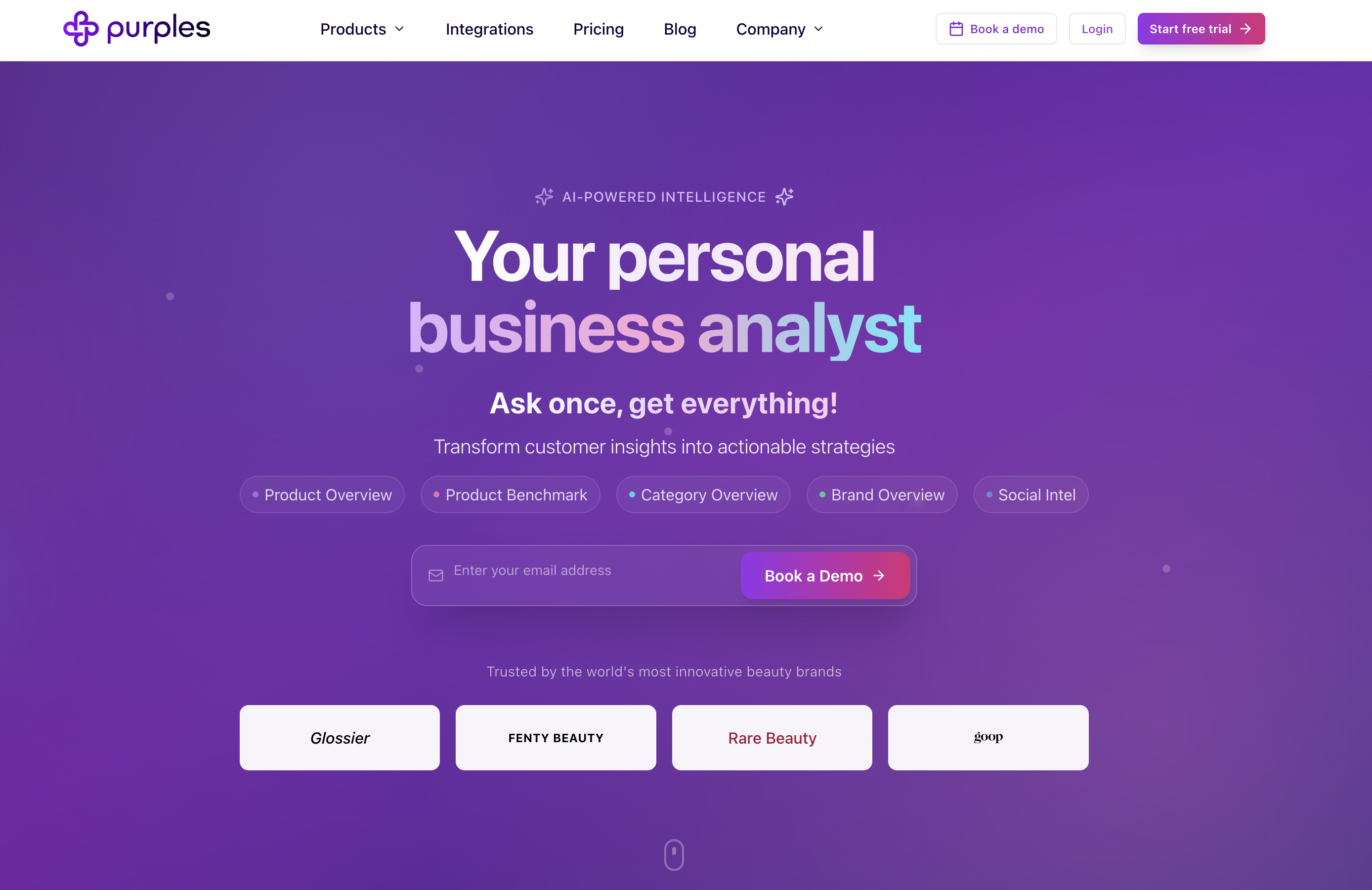 Purples.ai screenshot 1