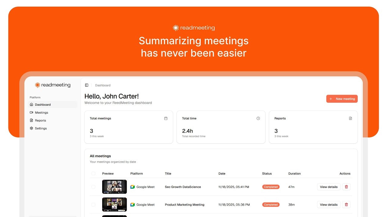 ReadMeeting screenshot 1