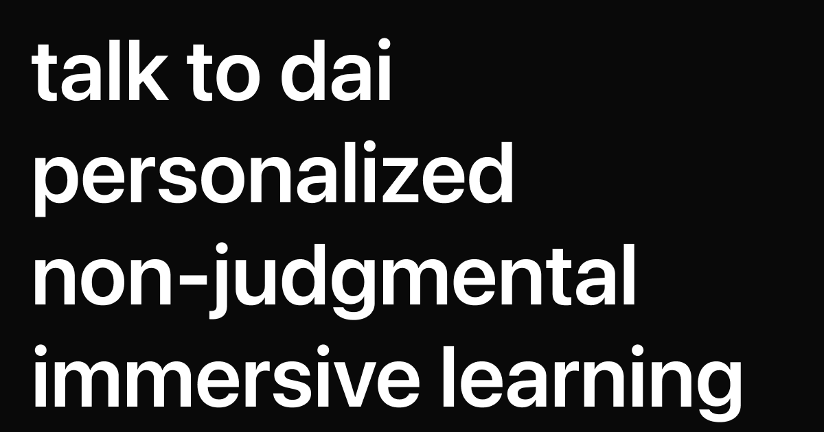 Talk to Dai screenshot 2