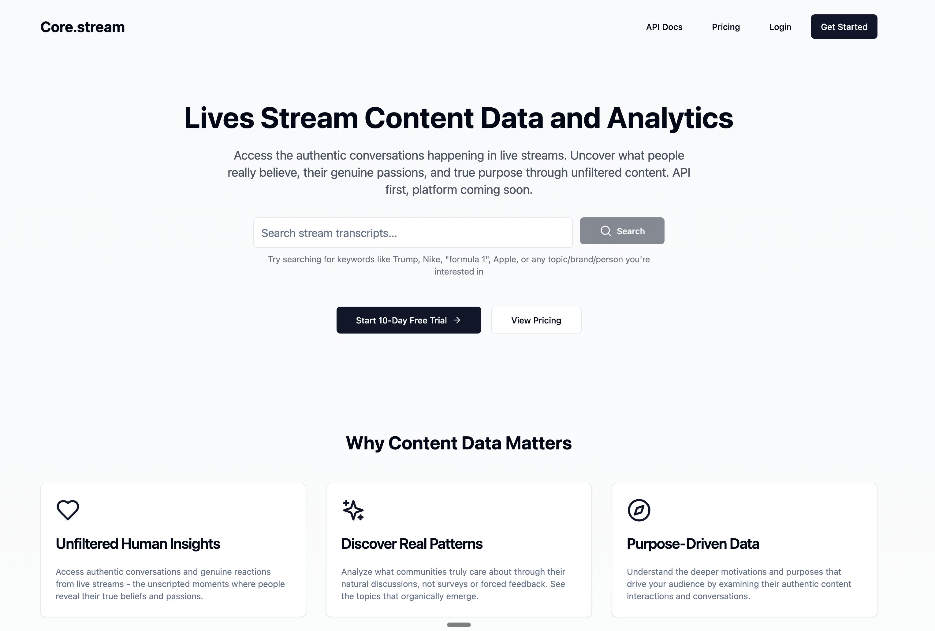 Core.stream screenshot 1
