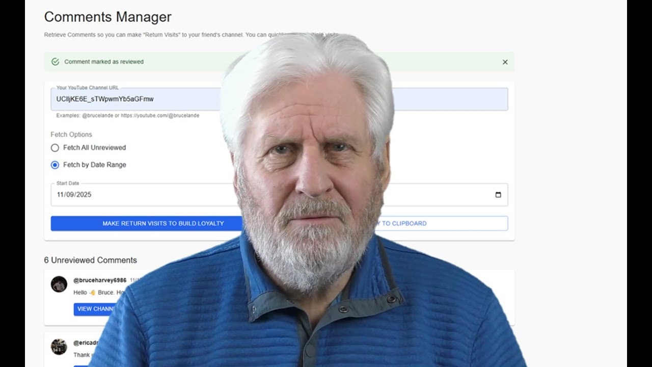 Comments Management System screenshot 1