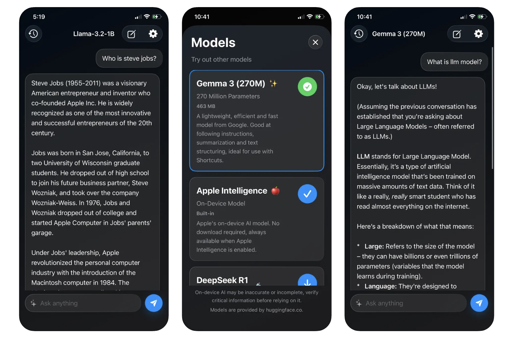 Local AI Chat: Pocket LLM screenshot 2