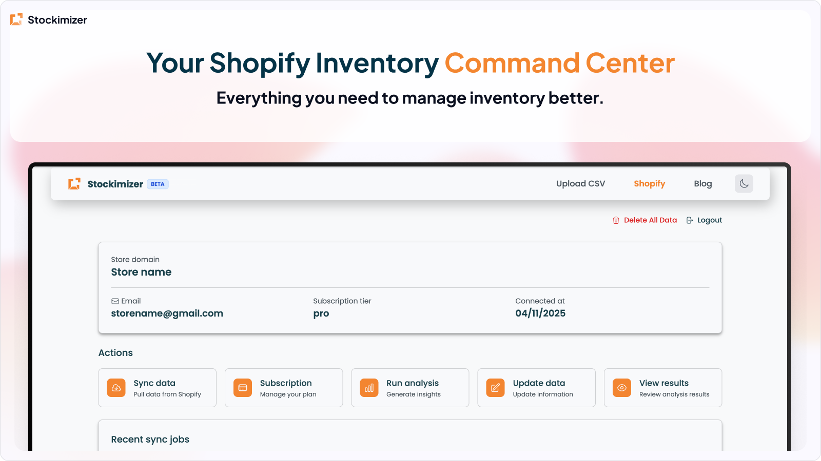 Stockimizer screenshot 4