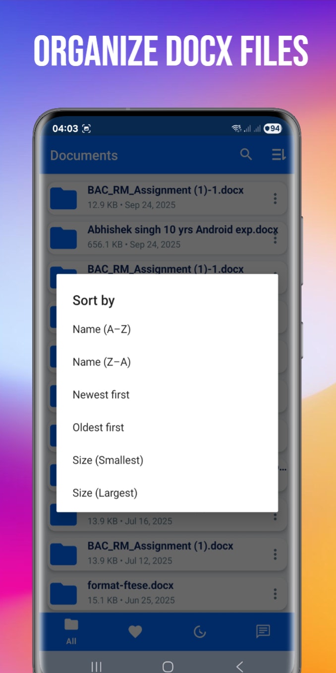 AI Docx Reader Editor App screenshot 3