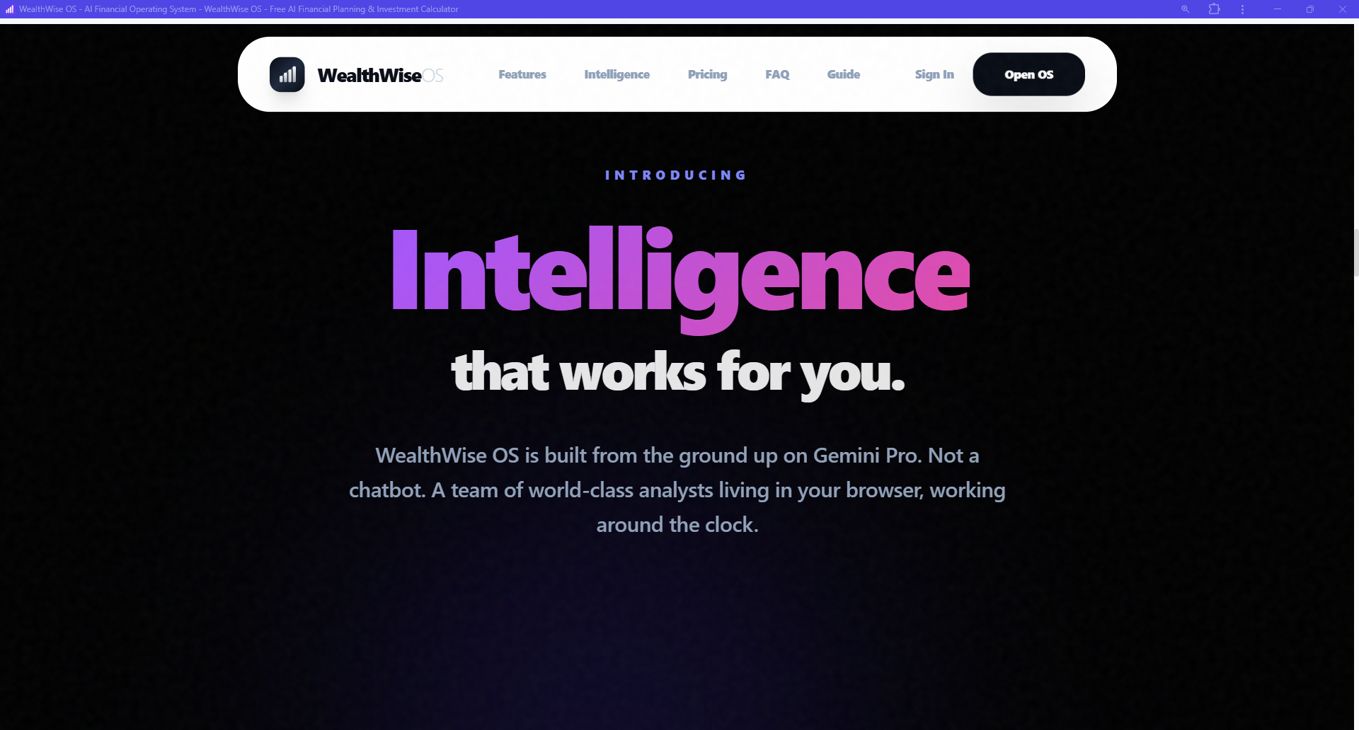 WealthWise OS screenshot 5