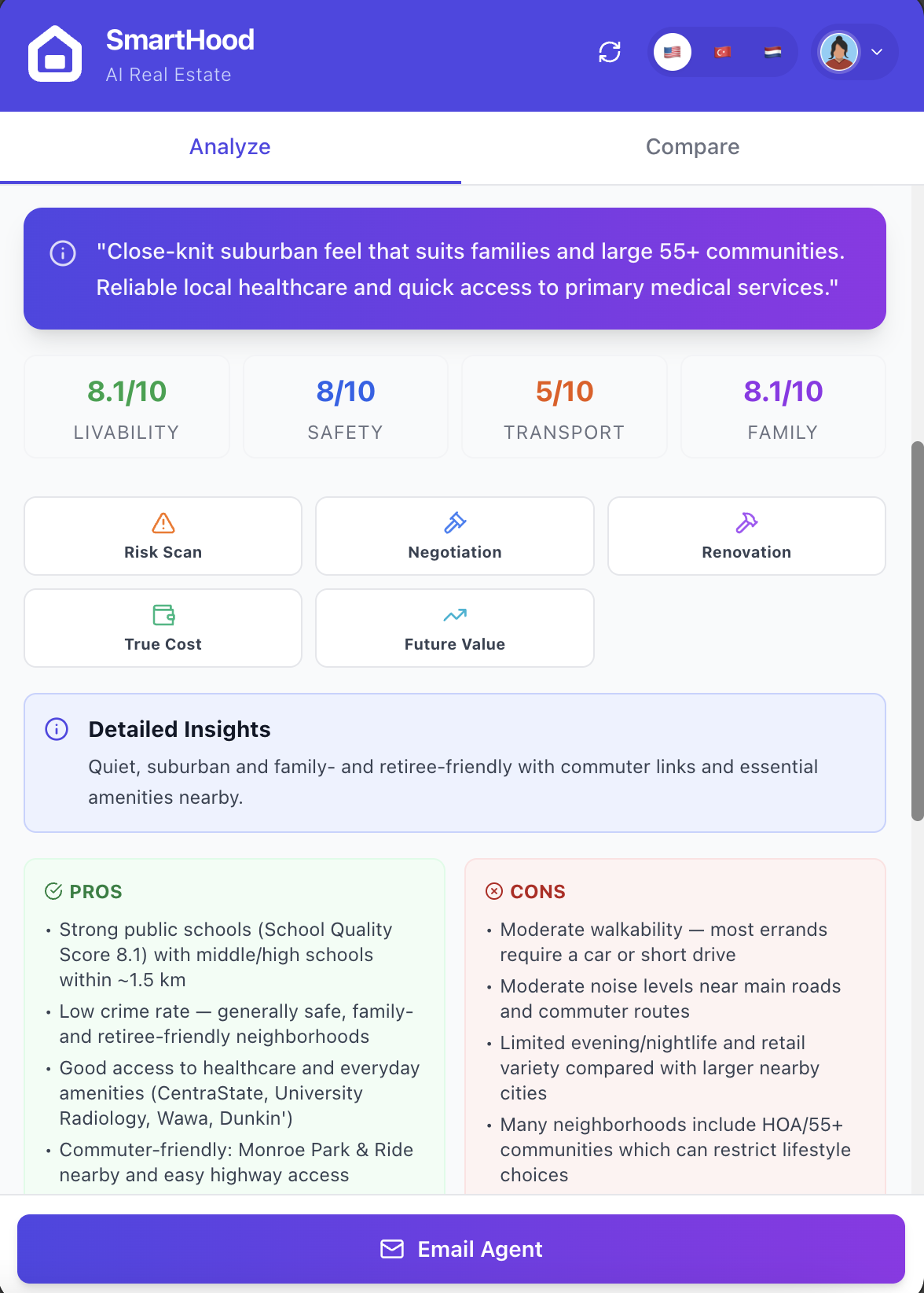 SmartHood screenshot 1