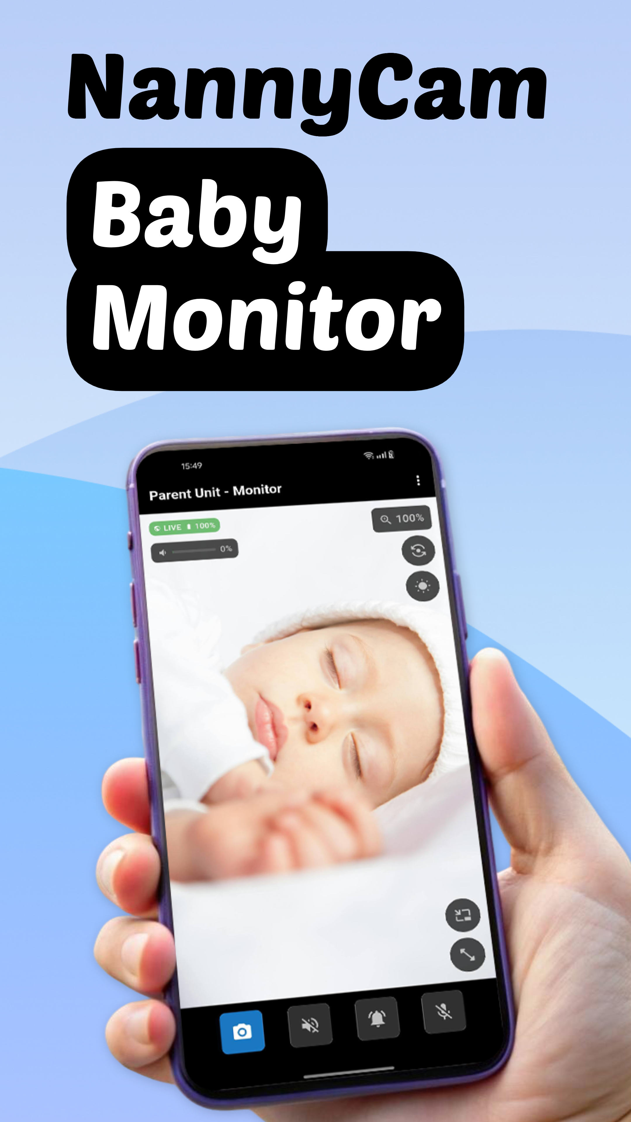 NannyCam Baby Monitor App screenshot 1