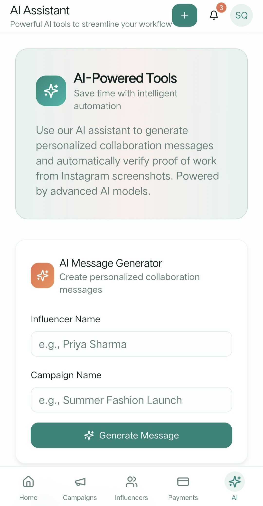 Influtrack screenshot 4