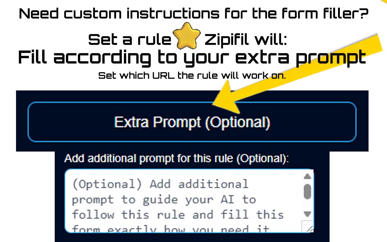 Zipifil AI Form Filler Chrome Extension screenshot 5