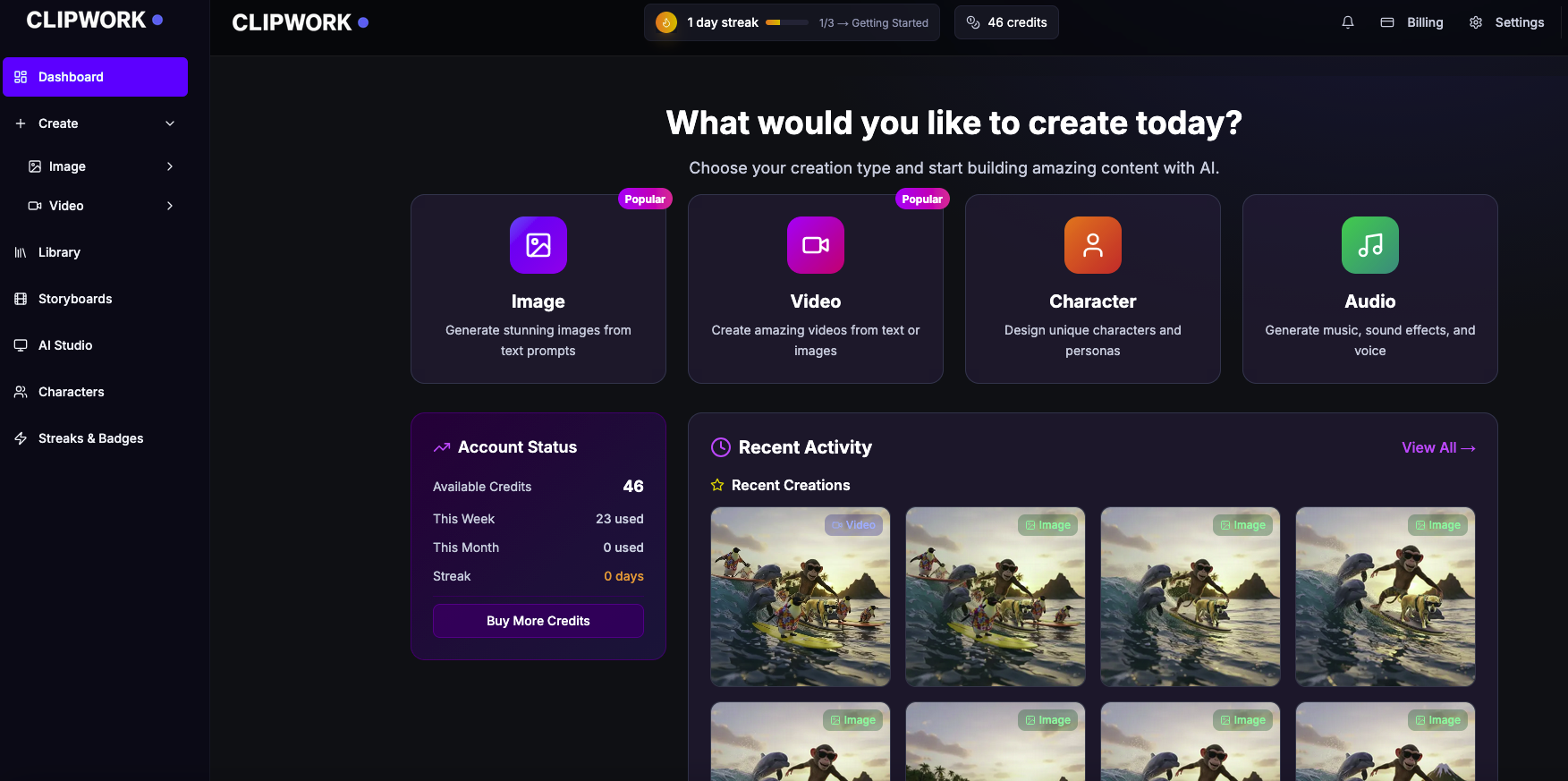 ClipWork: Studio AI videos in seconds screenshot 4