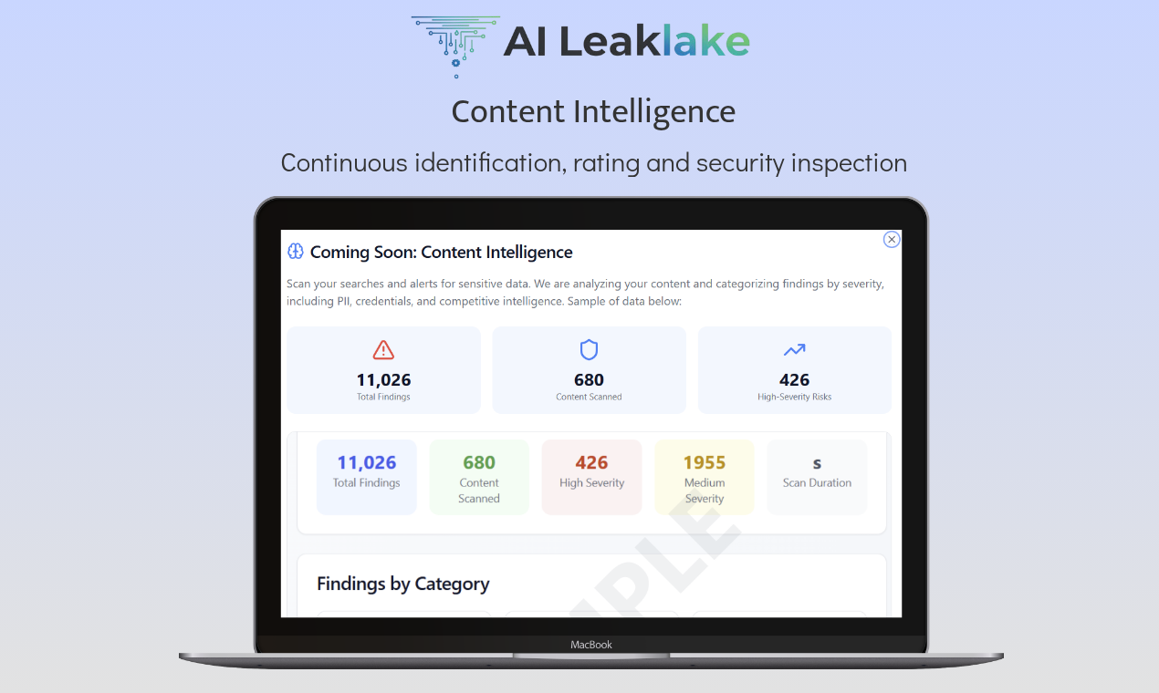 Identify AI data leaks,public or private screenshot 6