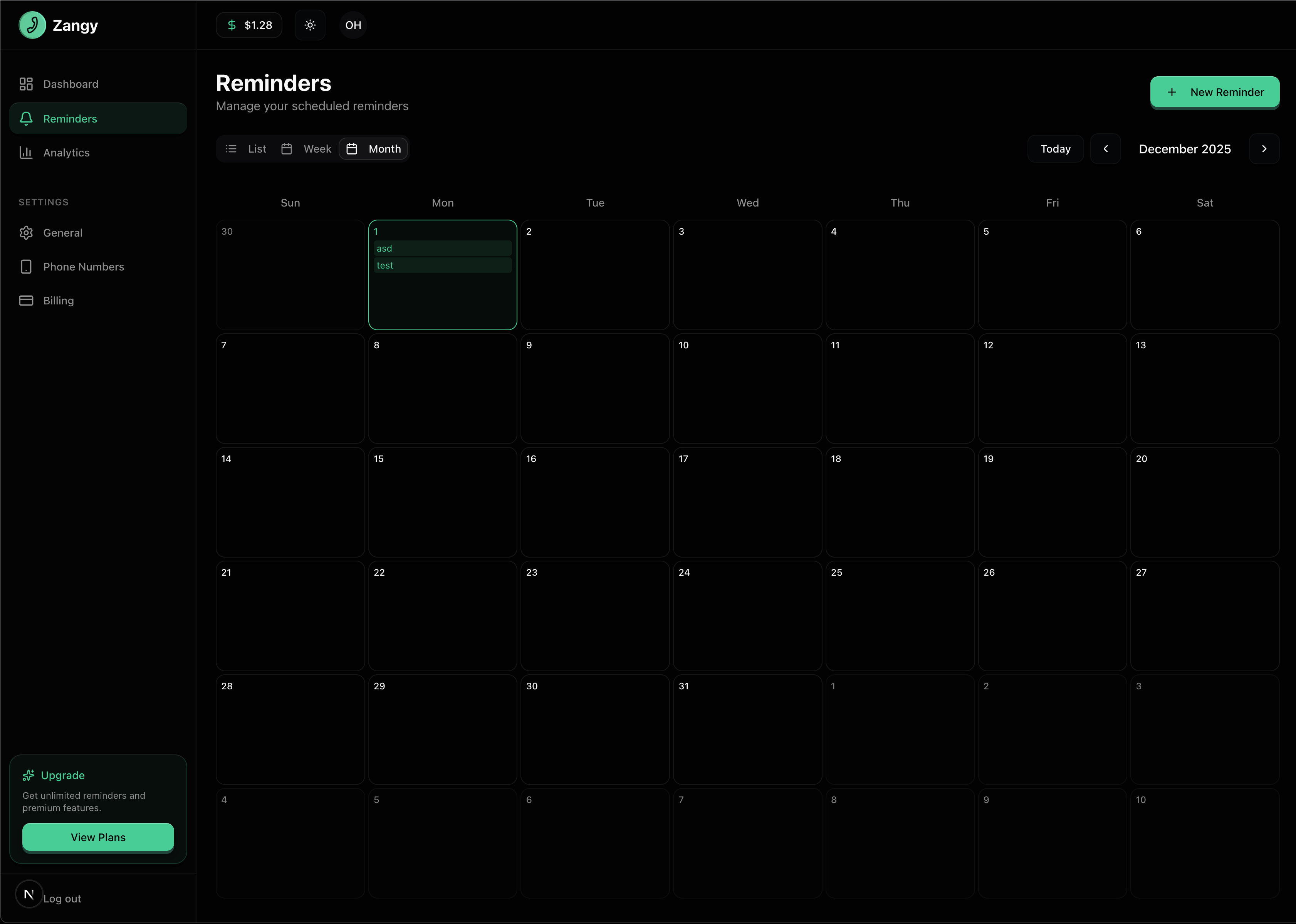 Zangy - AI Reminder Calls screenshot 5