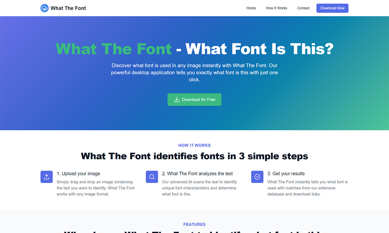 What The Font screenshot 1