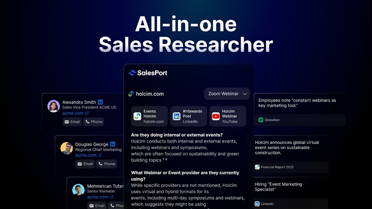 SalesPort AI Sales Researcher screenshot 4