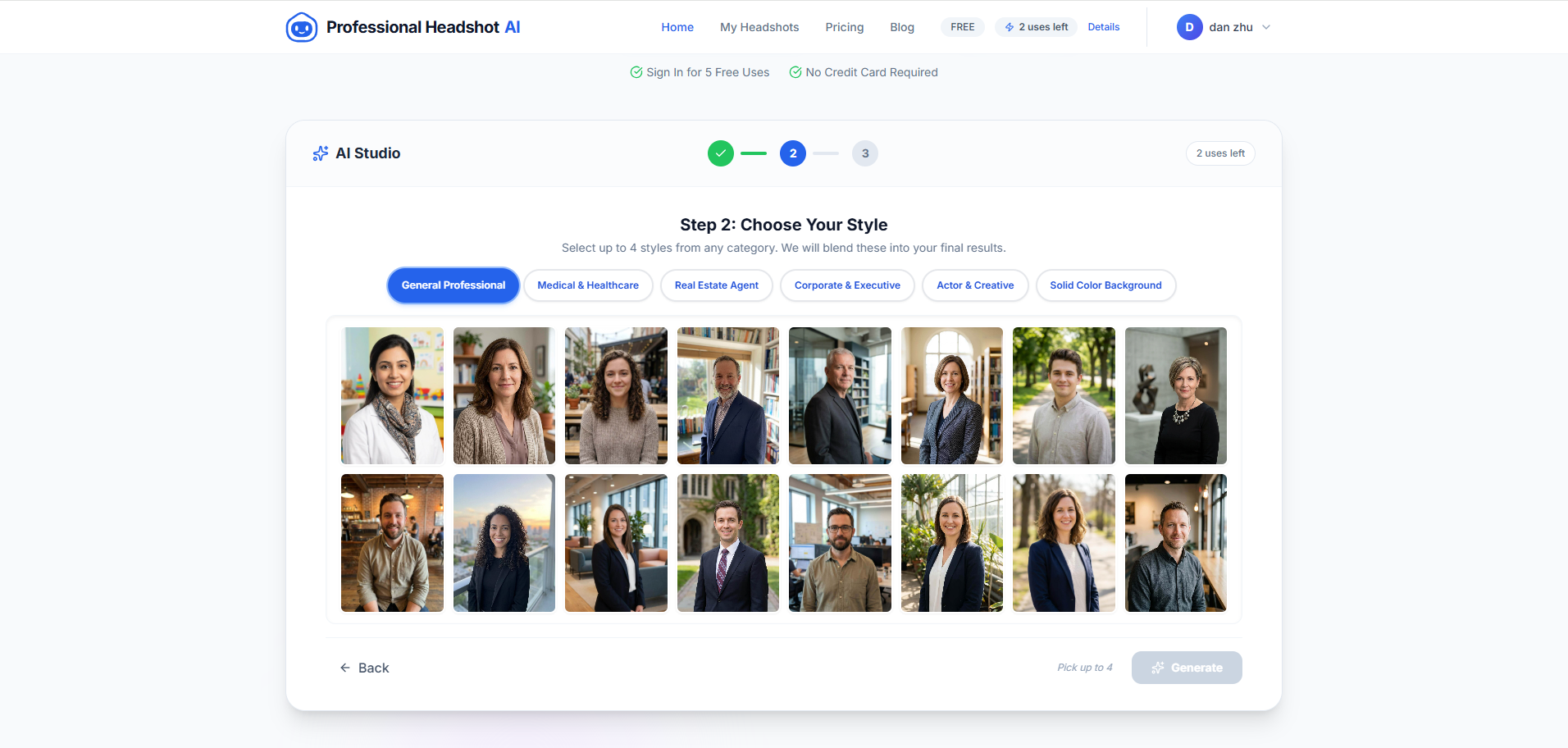 Professional Headshot AI screenshot 3