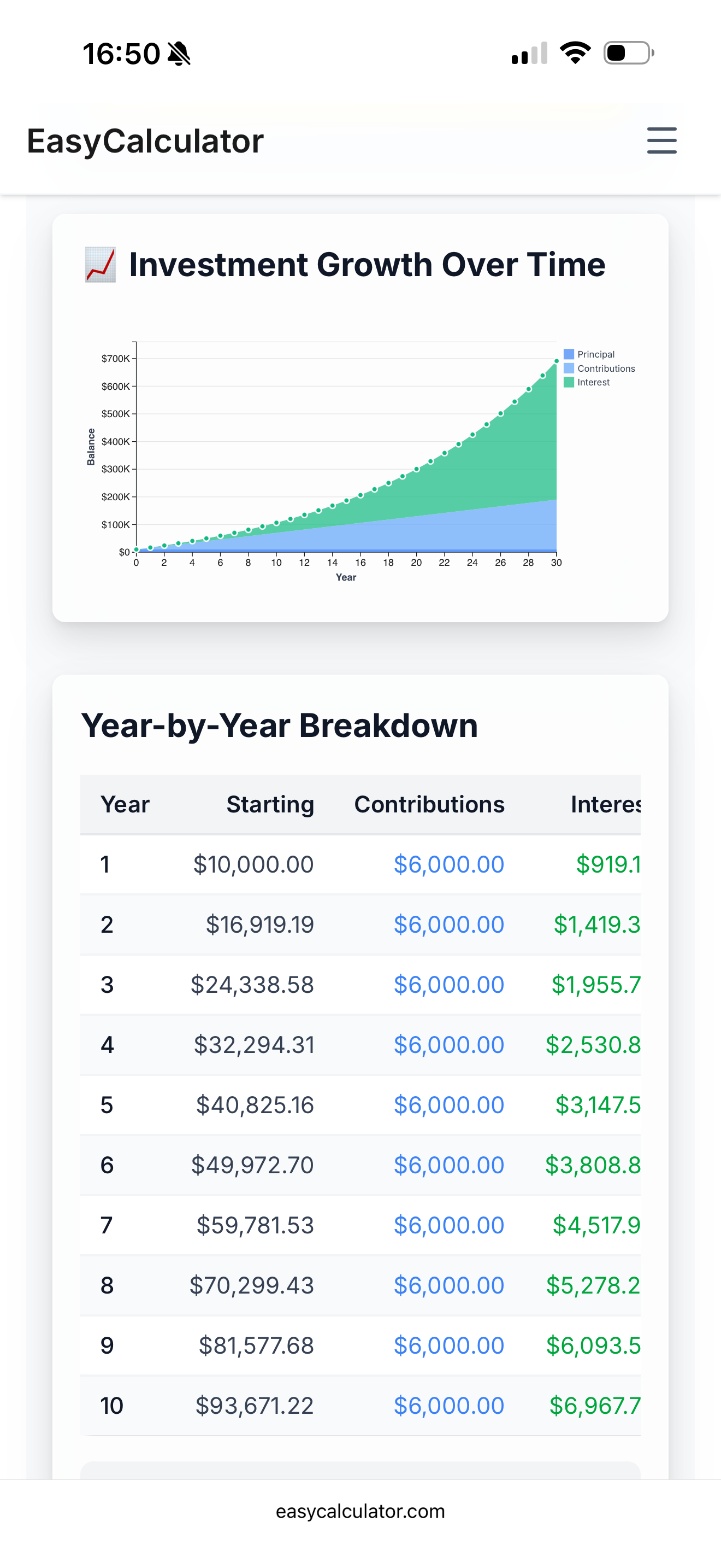 EasyCalculator screenshot 7