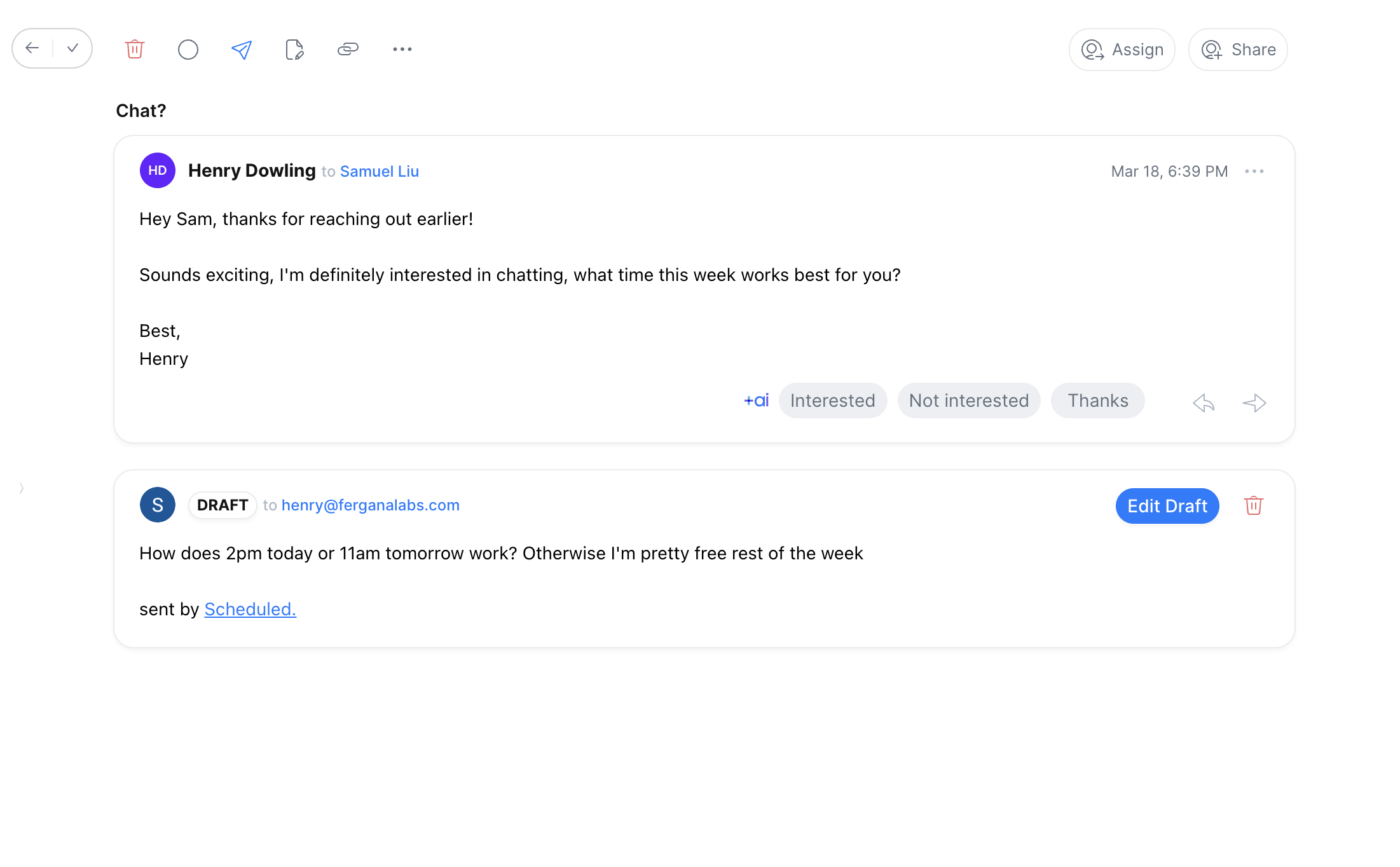 Scheduled screenshot 4
