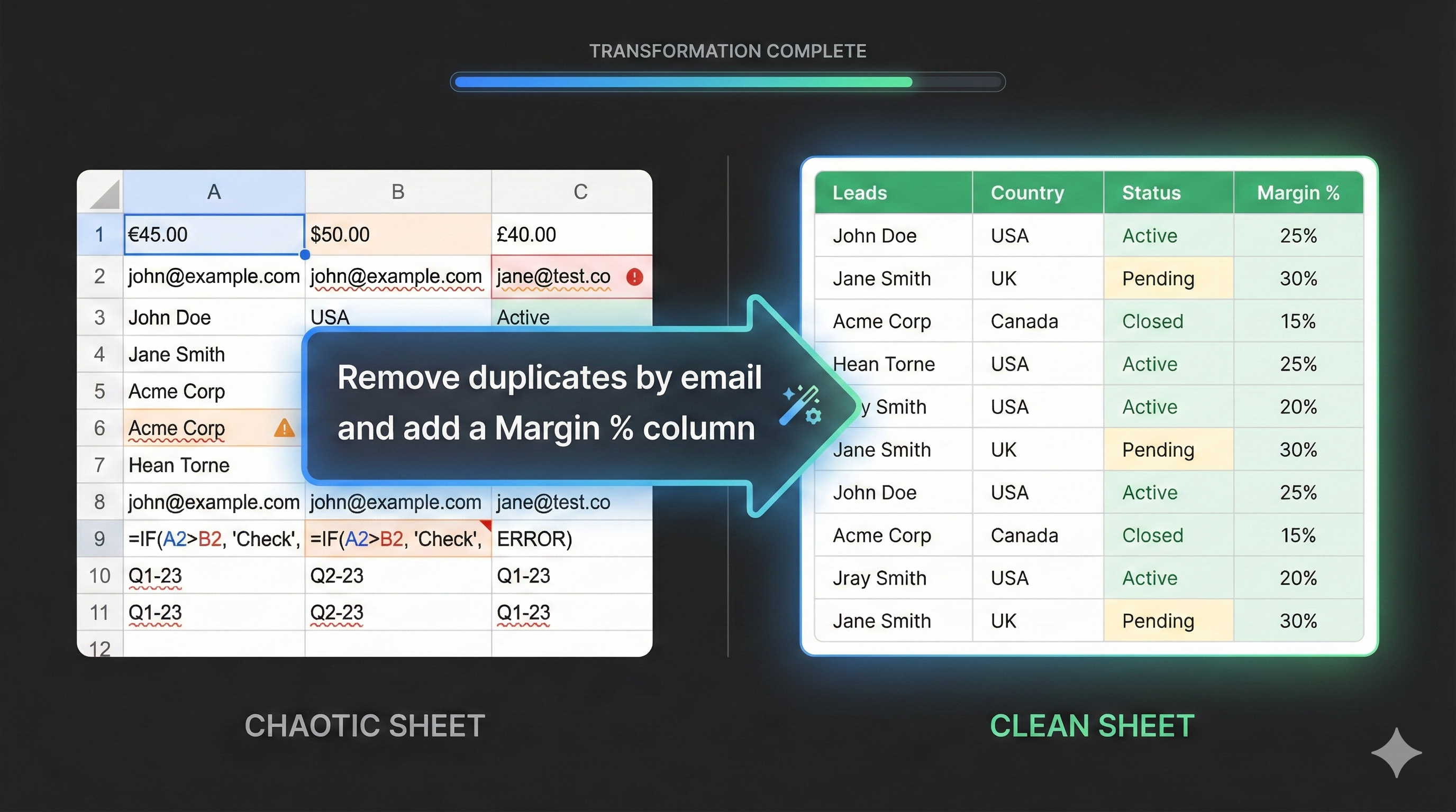 Prompt2Sheets - Lovable 4 Google Sheets screenshot 2