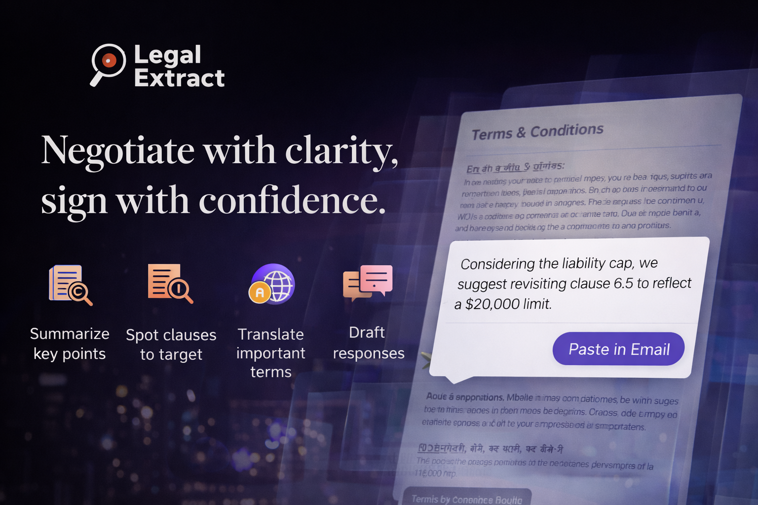 LEGAL EXTRACT AI screenshot 2