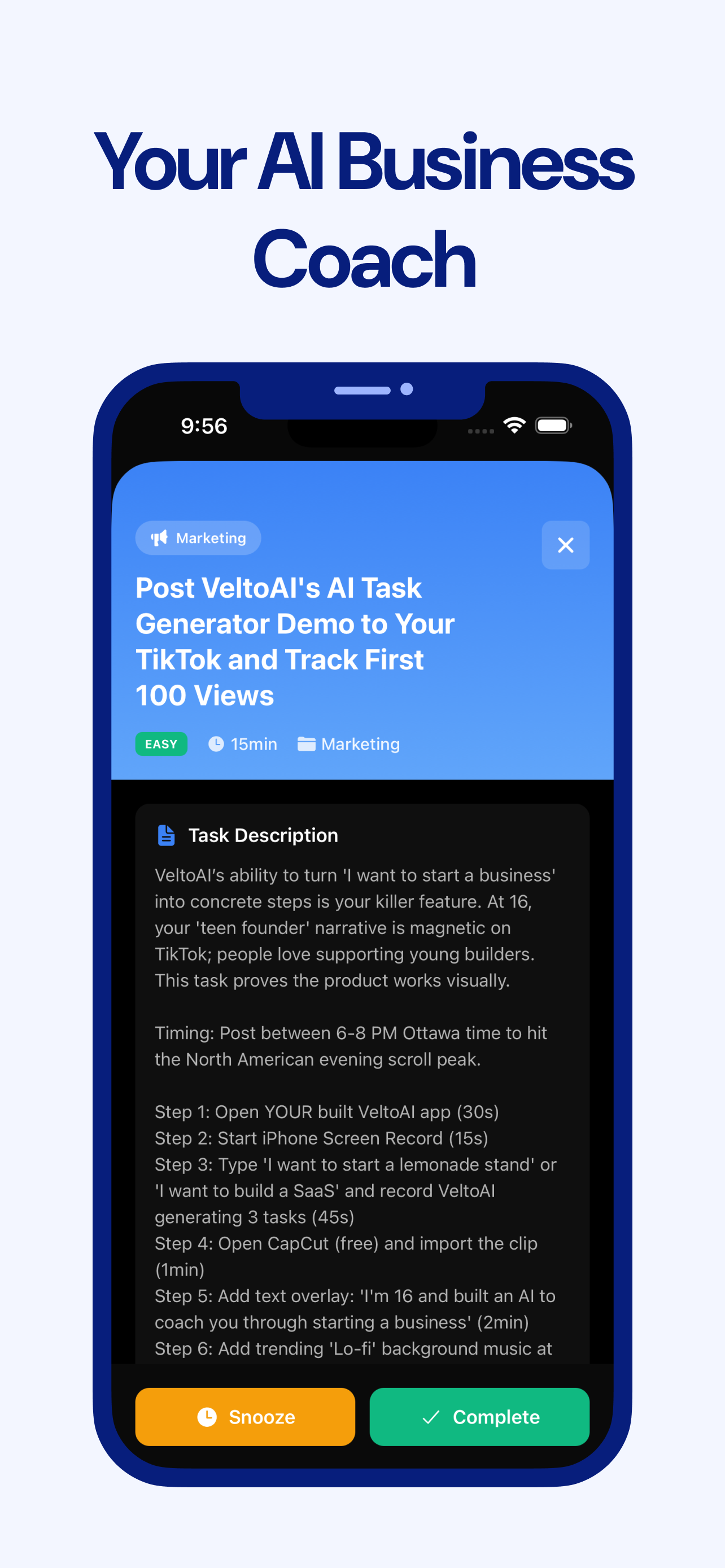 VeltoAI screenshot 2