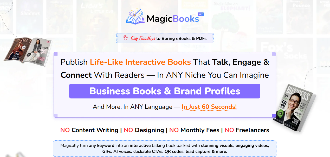 MagicBooks AI screenshot 2