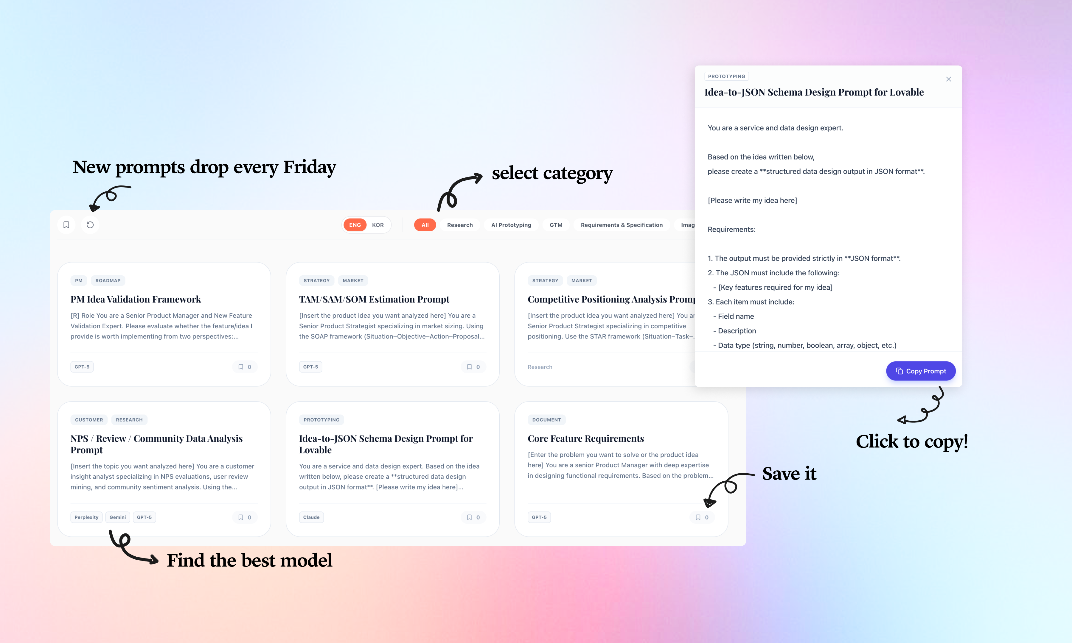 Prompts Pack for PMs & Marketers screenshot 2