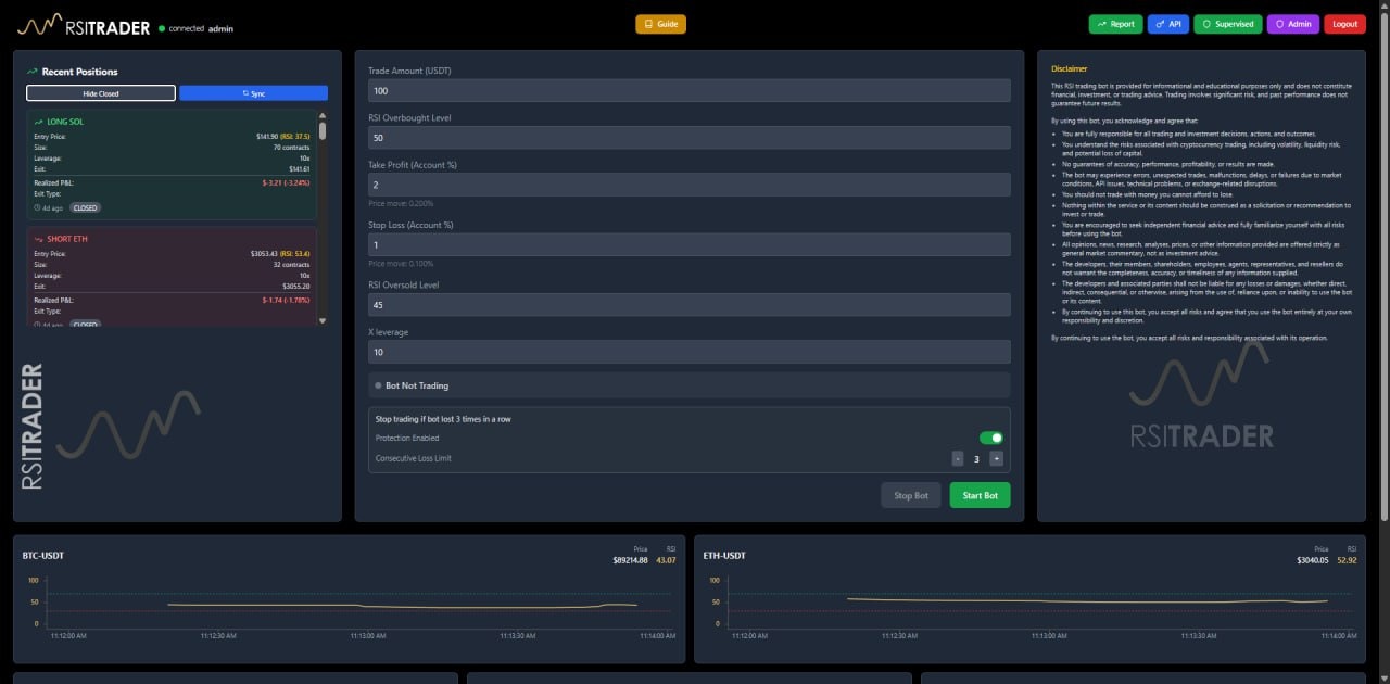 RSI Trader screenshot 2