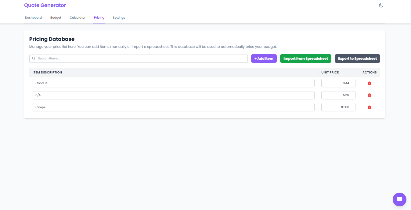 Budget APP screenshot 1