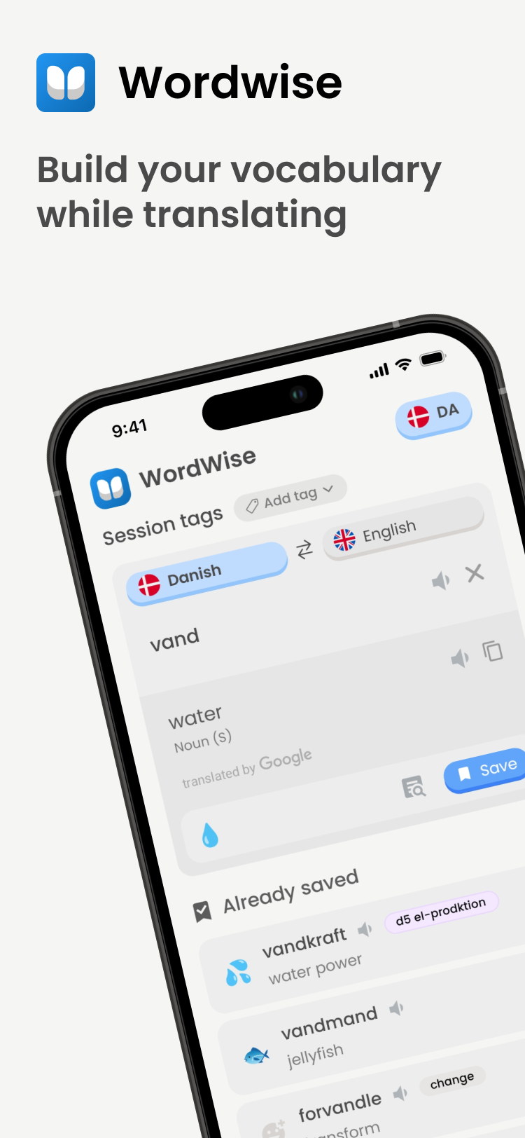 WordWise for iOS screenshot 1
