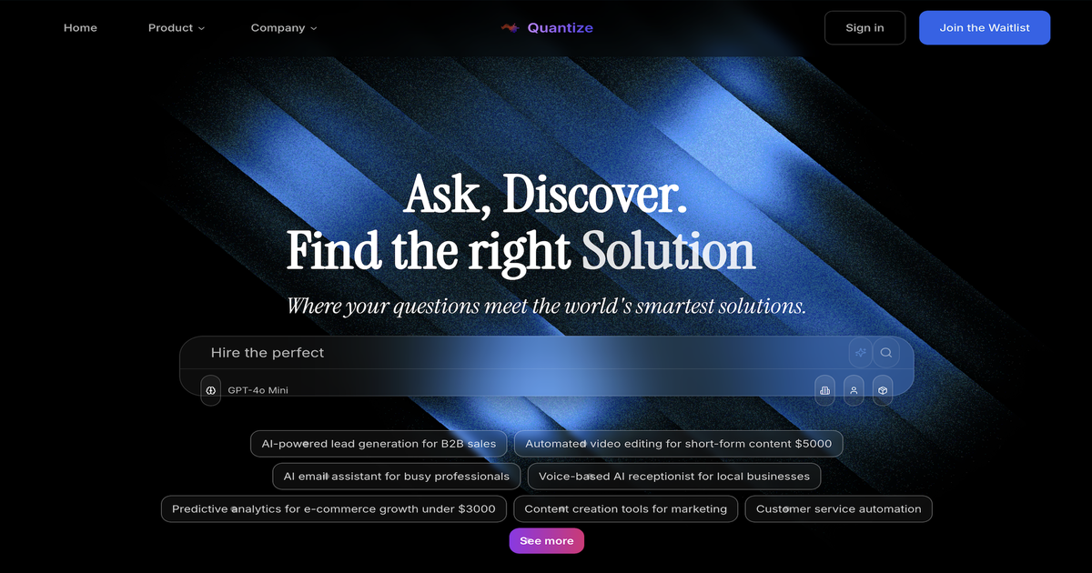 Quantize screenshot 1