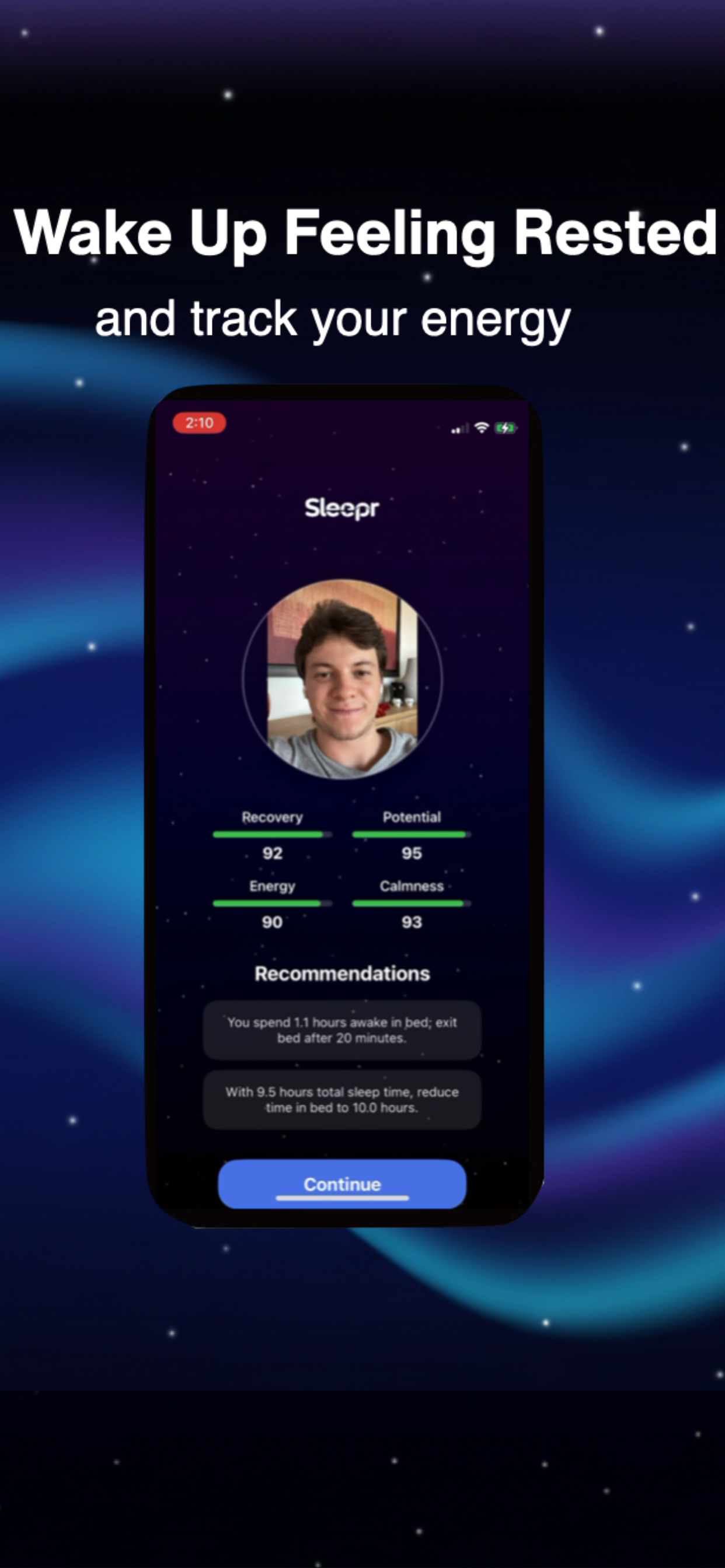 Sleepr App screenshot 2