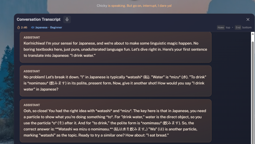 ChickyTutor.com screenshot 4
