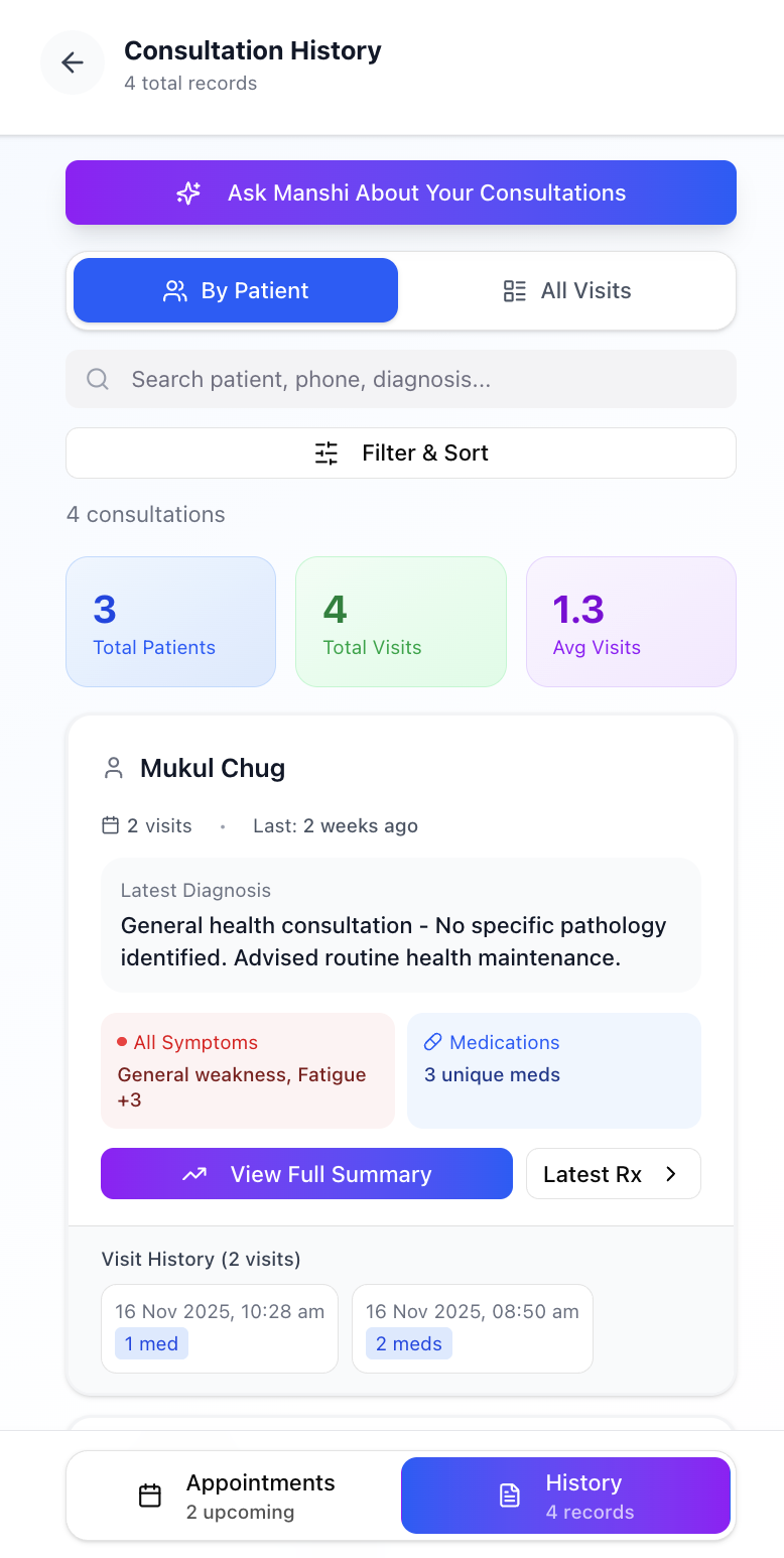 Manshi AI screenshot 2