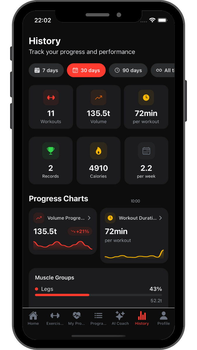 BenchRep for iOS & Android screenshot 2