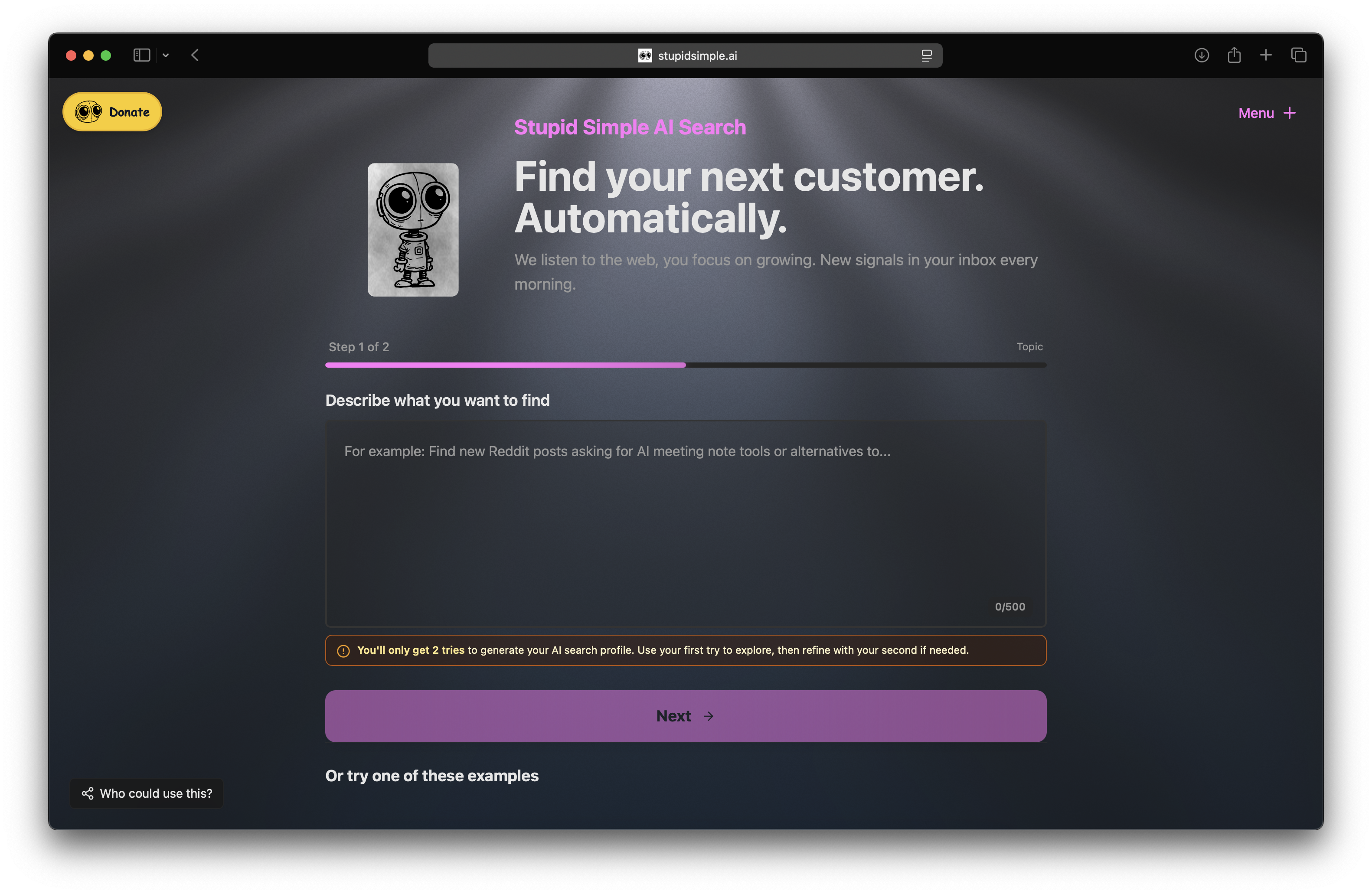 Stupid Simple AI Search screenshot 2