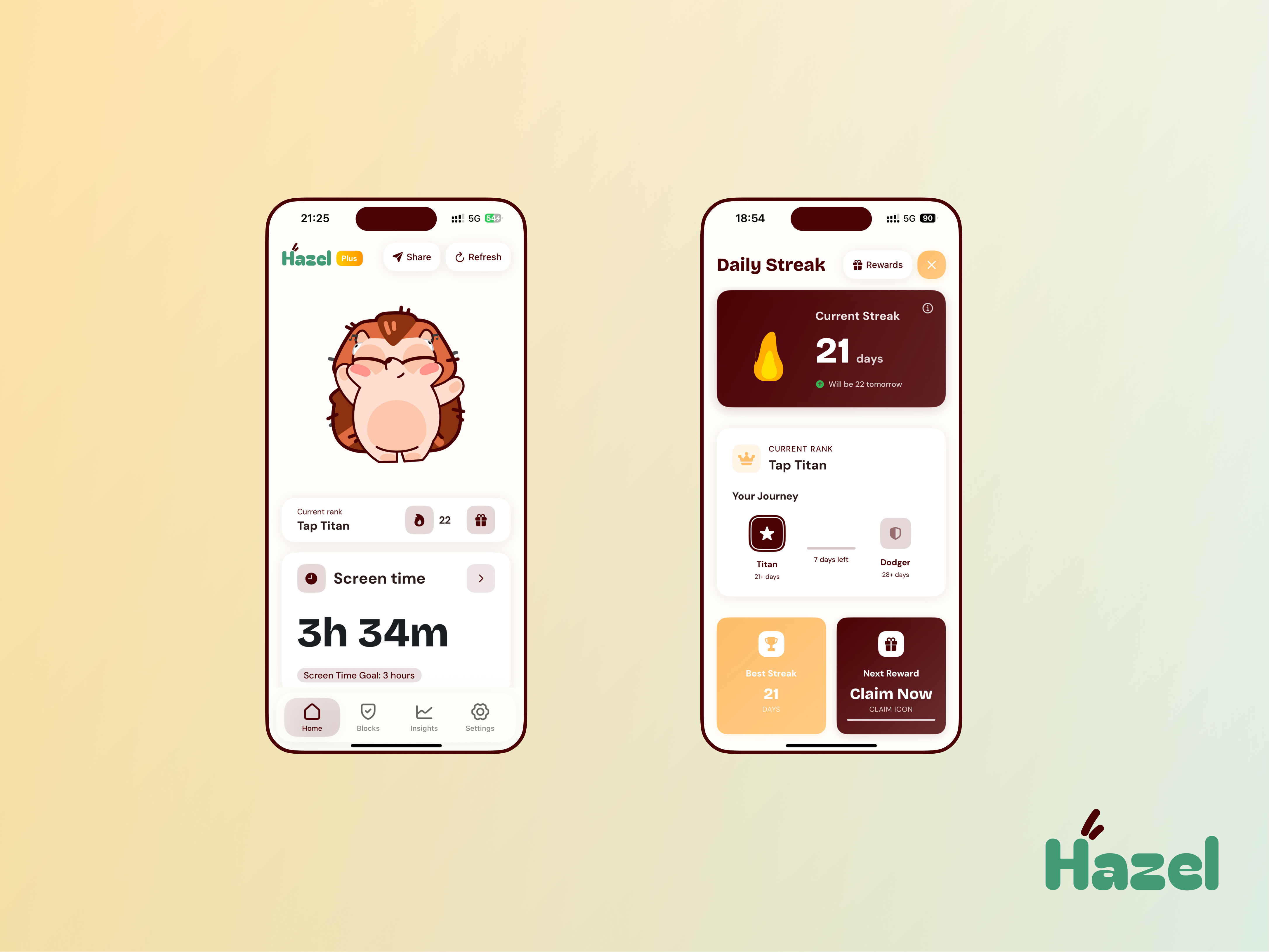 Hazel - Screen Time Companion screenshot 2