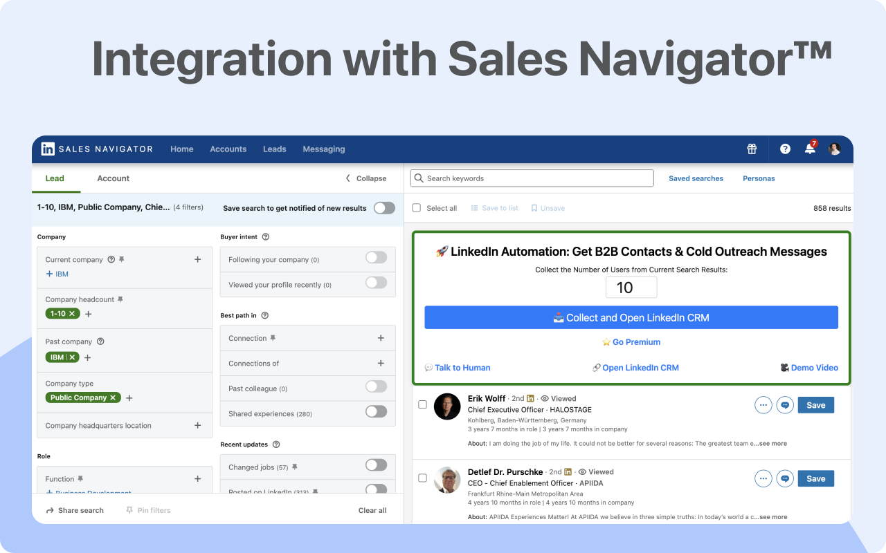 LinkedIn Automation Tool with AI screenshot 4