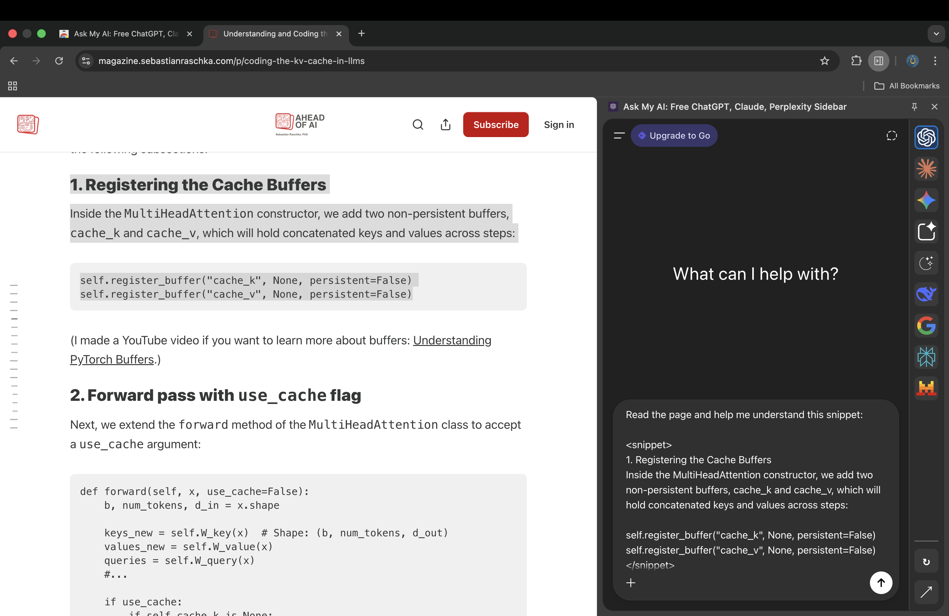 Ask my AI screenshot 2
